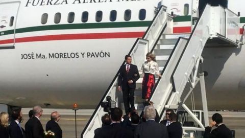 Avión presidencial, ni mío ni de AMLO, responde Peña Nieto