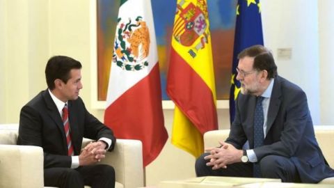 Peña Nieto y Mariano Rajoy revisan estado de relación México-España