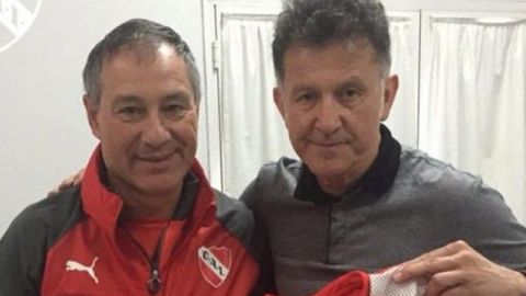 Osorio estuvo en el entrenamiento de Independiente