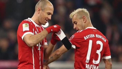 Robben y Rafinha renuevan una temporada con el Bayern Munich