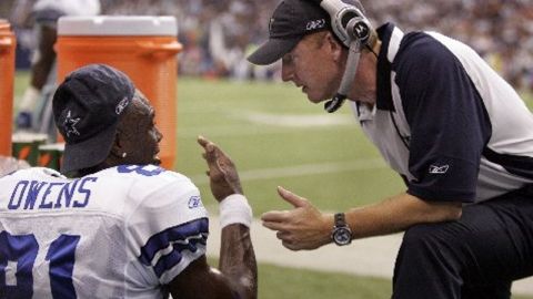 Owens cree que Jason Garrett no debe seguir como coach de Cowboys