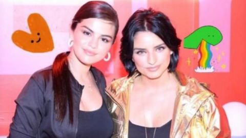 Aislinn Derbez presume foto con Selena Gomez