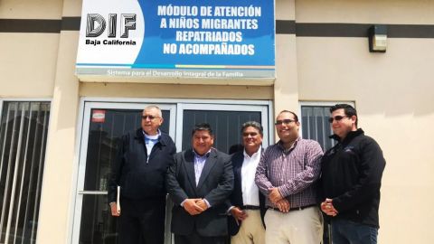 Recibe DIF Baja California al Embajador de Guatemala en México, Nelson Olivero
