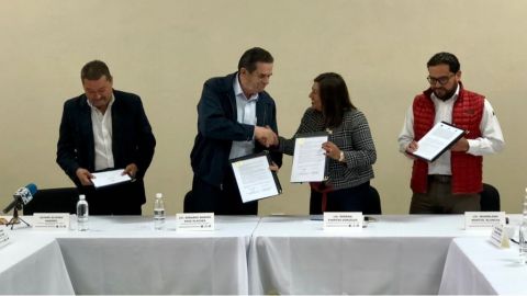 Firman convenio SSPE, Ayuntamiento de Tecate y red empresarial