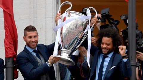 El Real Madrid celebra su decimotercera Champions League