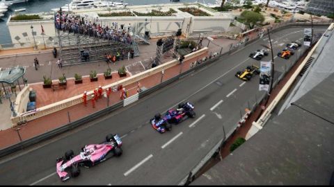 Sergio Pérez califica de "aburrido" el Gran Premio de Mónaco