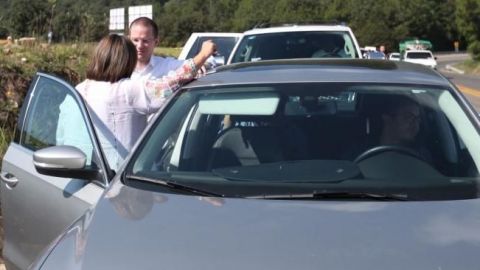 Ricardo Anaya queda atrapado en bloqueo carretero en Chiapas