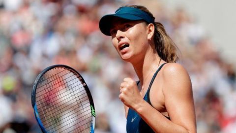 Sharapova y Halep se meten a tercera ronda de Roland Garros