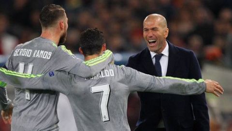 Ramos y jugadores del Madrid agradecen a Zidane por dos años de éxitos