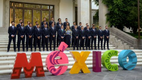 Peña Nieto abanderó al Tri previo del Mundial de Rusia 2018