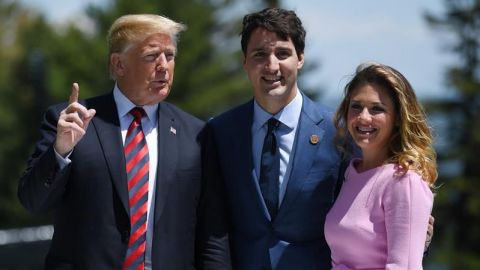 Trump dice que está satisfecho con la relación entre EE.UU. y Canadá