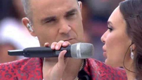 Robbie Williams inaugura el Mundial de Rusia por todo lo alto