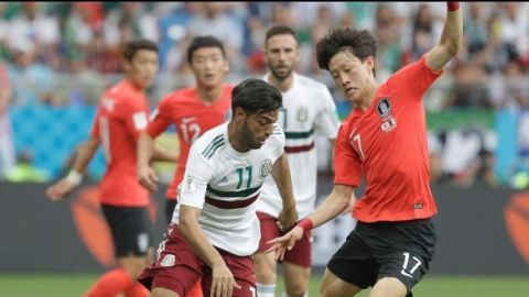 México se va al medio tiempo con la ventaja 1-0 ante Corea del Sur