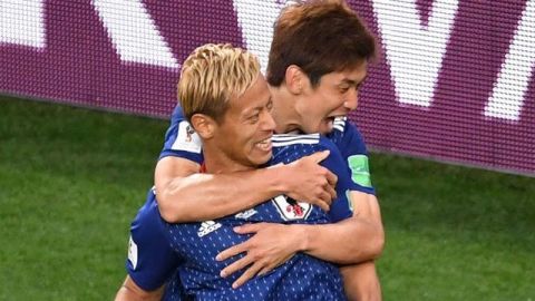 Con gol de Honda, Japón rescató empate ante Senegal