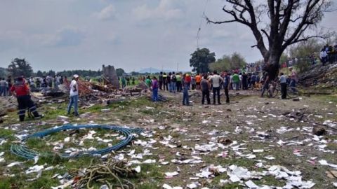 Explosión en Tultepec deja un muerto y seis heridos