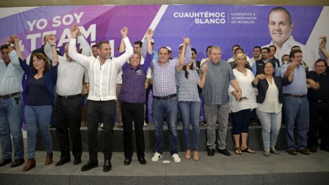 Cuauhtémoc Blanco celebra virtual triunfo en Morelos