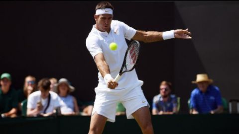 Juan Martín del Potro abre con victoria en Wimbledon