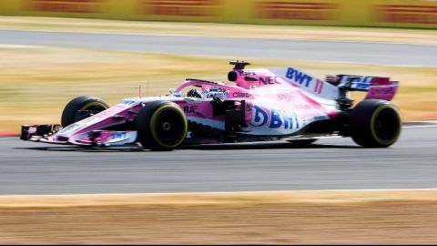 ''Checo'' Pérez entra al Top-10 de ensayos libres del GP de Gran Bretaña