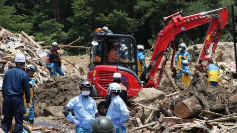 Más de un centenar de muertos en las peores lluvias en décadas en Japón
