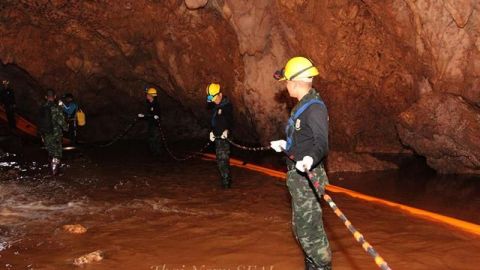 Rescate Exitoso: Completado el rescate de 12 niños y un tutor atrapados en cueva