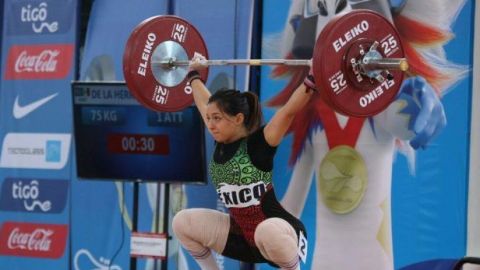 Halterista Andrea de la Herrán obtiene bronce para México en Barranquilla