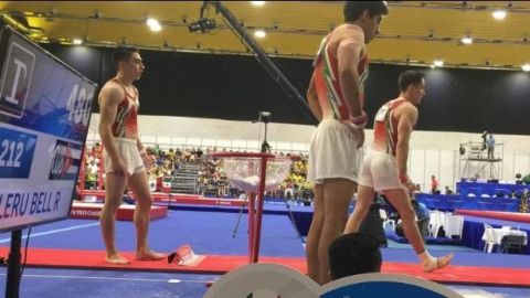 México obtiene bronce en gimnasia artística en Barranquilla