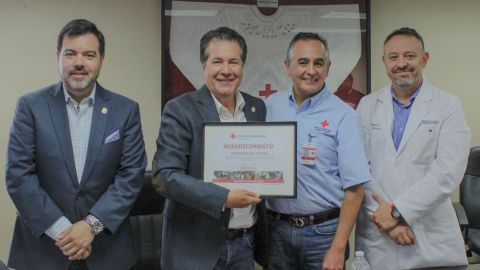 Otorgan recurso económico a la Cruz Roja Tijuana para la adquisición de camillas