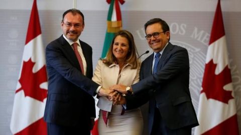 Destacan México y Canadá negociación trilateral de TLCAN