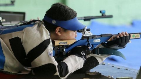 Tirador mexicano José Sánchez gana oro en Barranquilla 2018