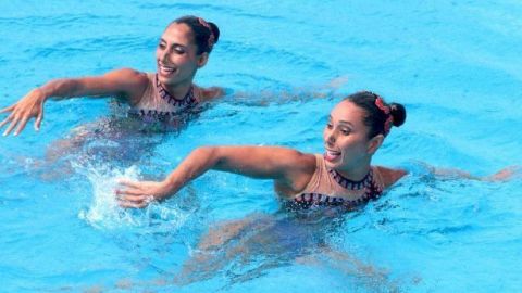 Dueto mexicano de nado sincronizado gana oro en Barranquilla 2018