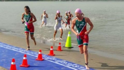 México también gana oro en triatlón femenil por equipos en Barranquilla