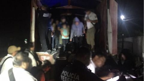 Rescatan a 150 migrantes en Tabasco; hay dos detenidos