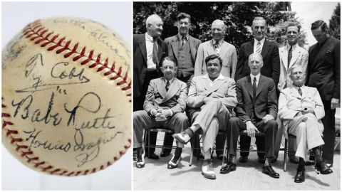 Pelota firmada por 11 leyendas se vende por 623,369 dólares