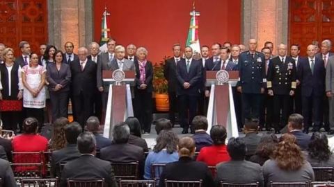 Cancelaré la reforma educativa, dice AMLO en reunión con Peña Nieto