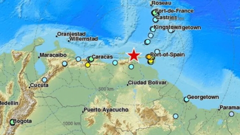 Fuerte sismo de magnitud 6,3 se registra en Venezuela