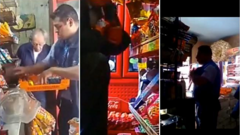 VIDEO: Surgen más videos de posibles robos de repartidores de Bimbo