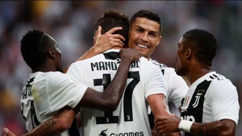 Juventus vence a la Lazio, pero Cristiano aún no anota