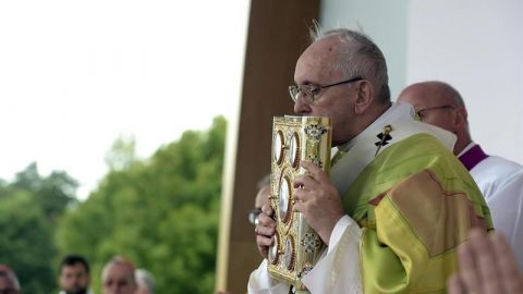 El papa Francisco se despide de Irlanda con un "mea culpa" por los abusos