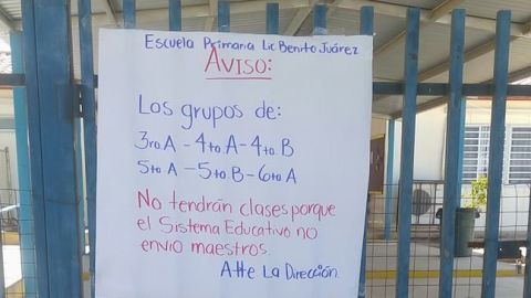 Faltan maestros y aires acondicionados en escuelas del valle de Mexicali