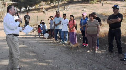 Entrega Marco Novelo redes de agua potable en San Antonio de Las Minas