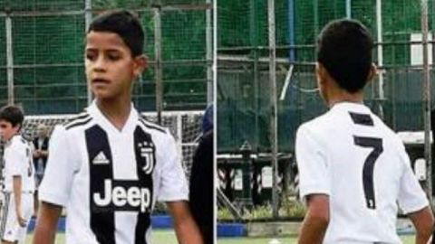 Cristiano no anota, pero su hijo debuta y golea con la Juve