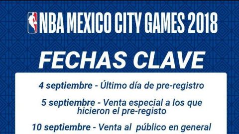 Presentan juegos de la NBA en la Ciudad de México