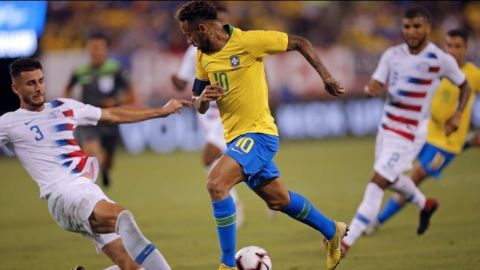 Neymar anota en triunfo de Brasil ante Estados Unidos