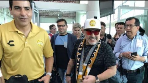 Maradona llega a Sinaloa