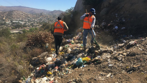 Gobierno Municipal recolectó un total 43 toneladas de basura y 500 llantas