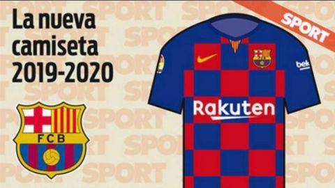 Camiseta del Barcelona para la próxima temporada sería a cuadros