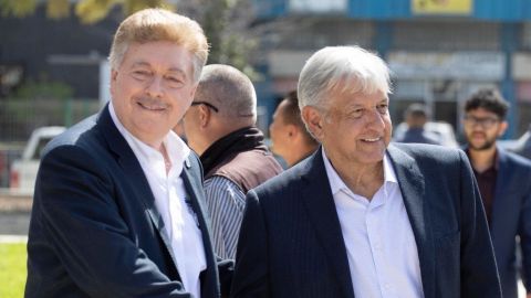 AMLO se reunió en Tijuana con el gobernador Francisco Vega