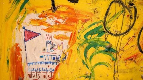 Subastarán en Nueva York el cuadro "Pollo frito" de Basquiat por 25 millones