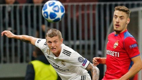 El Real Madrid cae ante el CSKA con error de Kroos