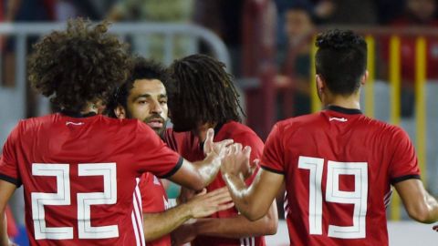 Con gol olímpico de Salah, Egipto de Aguirre goleó a Suazilandia